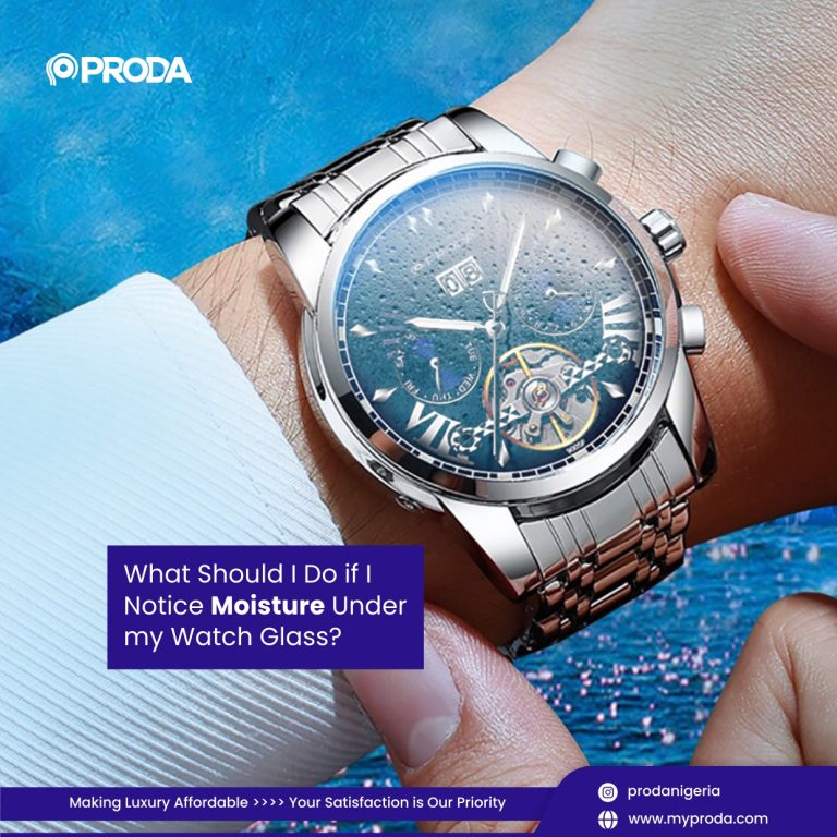 What Should I Do if I Notice Water Under My Watch Glass?