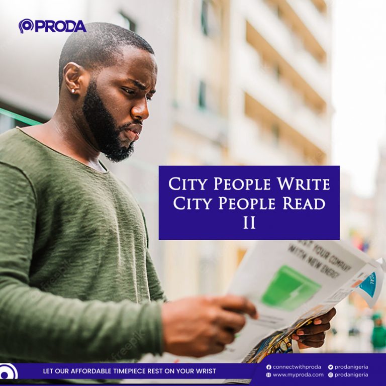 City People Write, City People Read II